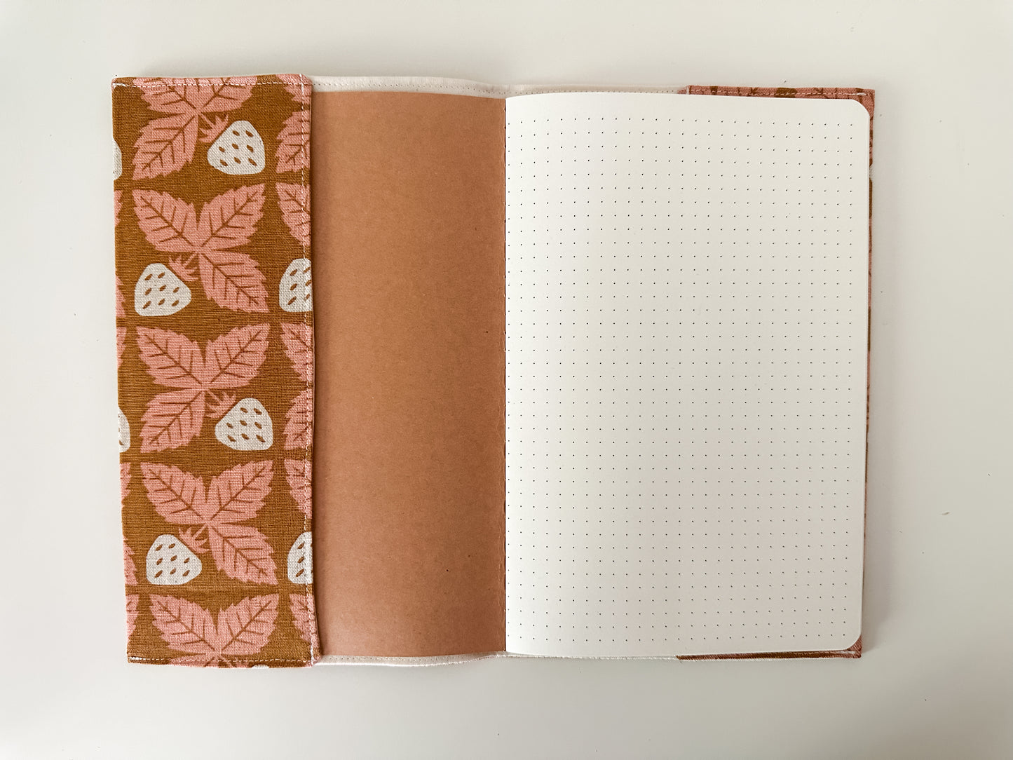 Notebook - Strawberry Fields in Gold
