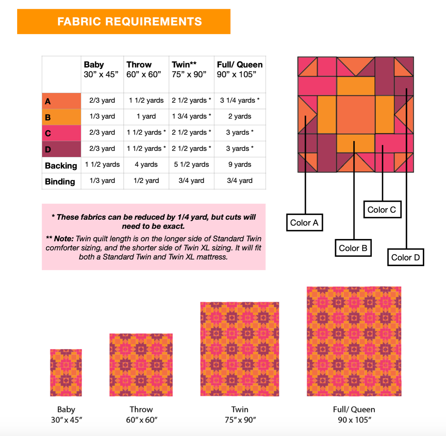 Petal Points Quilt Pattern