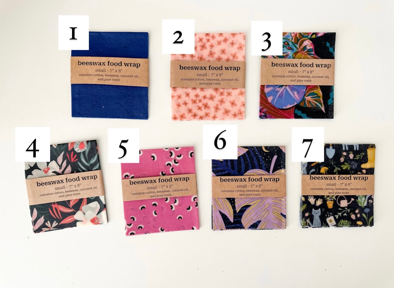 Beeswax Wraps - Small